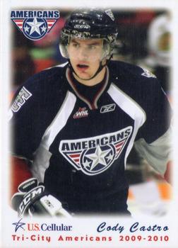 2009-10 Grandstand Tri-City Americans (WHL) #6 Cody Castro Front