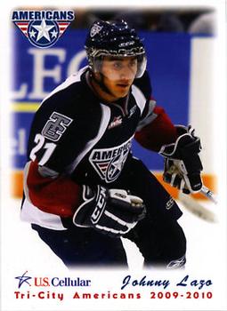 2009-10 Grandstand Tri-City Americans (WHL) #15 Johnny Lazo Front