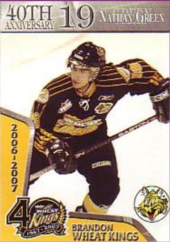 2006-07 Giant Tiger Brandon Wheat Kings (WHL) #NNO Nathan Green Front