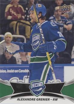 2016-17 Upper Deck AHL - Green #82 Alexandre Grenier Front