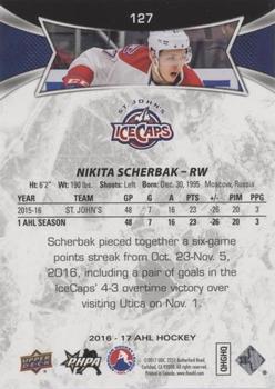 2016-17 Upper Deck AHL - Green #127 Nikita Scherbak Back