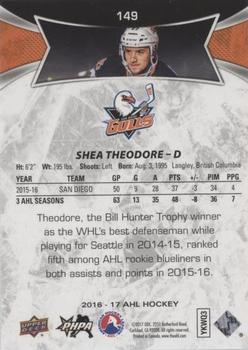 2016-17 Upper Deck AHL - Green #149 Shea Theodore Back