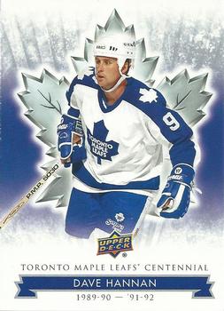 2017 Upper Deck Toronto Maple Leafs Centennial #35 Dave Hannan Front