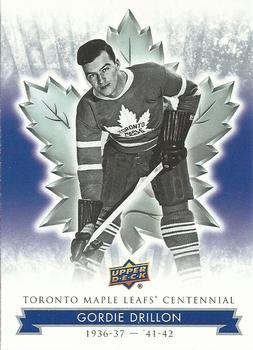 2017 Upper Deck Toronto Maple Leafs Centennial #58 Gordie Drillon Front