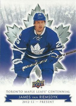 2017 Upper Deck Toronto Maple Leafs Centennial #59 James van Riemsdyk Front