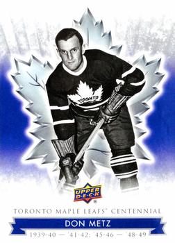2017 Upper Deck Toronto Maple Leafs Centennial #88 Don Metz Front