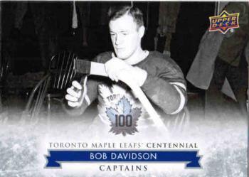 2017 Upper Deck Toronto Maple Leafs Centennial #104 Bob Davidson Front