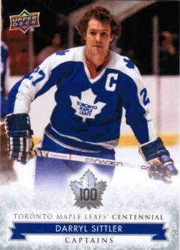 2017 Upper Deck Toronto Maple Leafs Centennial #105 Darryl Sittler Front