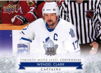 2017 Upper Deck Toronto Maple Leafs Centennial #107 Wendel Clark Front