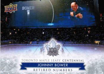 2017 Upper Deck Toronto Maple Leafs Centennial #123 Johnny Bower Front