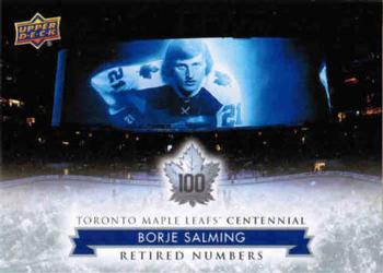 2017 Upper Deck Toronto Maple Leafs Centennial #131 Borje Salming Front