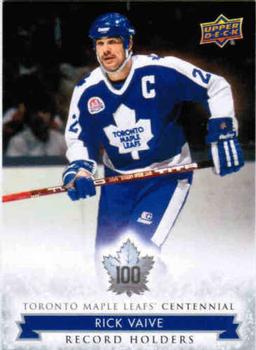 2017 Upper Deck Toronto Maple Leafs Centennial #142 Rick Vaive Front
