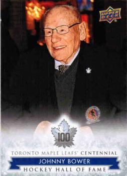 2017 Upper Deck Toronto Maple Leafs Centennial #159 Johnny Bower Front