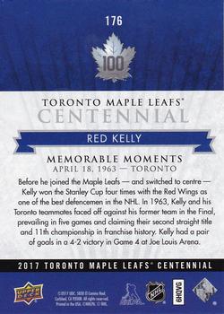 2017 Upper Deck Toronto Maple Leafs Centennial #176 Red Kelly Back