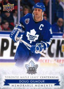 2017 Upper Deck Toronto Maple Leafs Centennial #190 Doug Gilmour Front