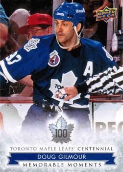 2017 Upper Deck Toronto Maple Leafs Centennial #191 Doug Gilmour Front