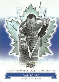 2017 Upper Deck Toronto Maple Leafs Centennial - Blue Die Cut #2 Ace Bailey Front