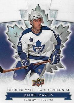2017 Upper Deck Toronto Maple Leafs Centennial - Blue Die Cut #38 Daniel Marois Front
