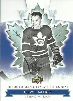 2017 Upper Deck Toronto Maple Leafs Centennial - Blue Die Cut #70 Howie Meeker Front