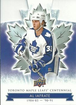 2017 Upper Deck Toronto Maple Leafs Centennial - Blue Die Cut #87 Al Iafrate Front