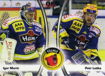 2006-07 Czech OFS - Team Cards #K13 Petr Leska / Igor Murin Front