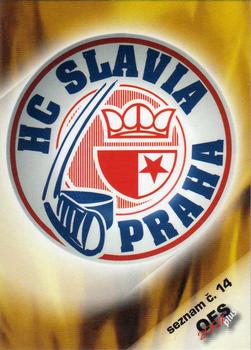 2006-07 Czech OFS - Team Checklists #S14 HC Slavia Praha Front