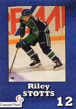 2016-17 Crescent Point Swift Current Broncos (WHL) #NNO Riley Stotts Front