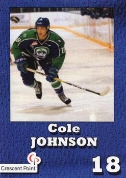 2016-17 Crescent Point Swift Current Broncos (WHL) #NNO Cole Johnson Front