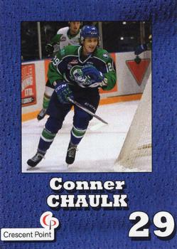2016-17 Crescent Point Swift Current Broncos (WHL) #NNO Connor Chaulk Front