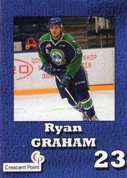 2016-17 Crescent Point Swift Current Broncos (WHL) #NNO Ryan Graham Front