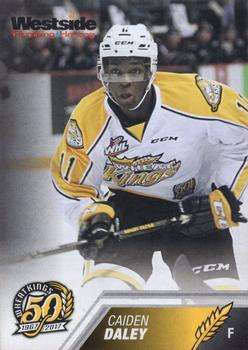 2016-17 Brandon Wheat Kings (WHL) #7 Caiden Daley Front