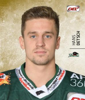 2017-18 Playercards Stickers (DEL) #25 Hans Detsch Front