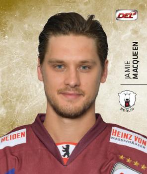 2017-18 Playercards Stickers (DEL) #41 Jamie MacQueen Front