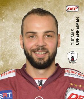 2017-18 Playercards Stickers (DEL) #42 Thomas Oppenheimer Front