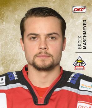 2017-18 Playercards Stickers (DEL) #65 Brock Maschmeyer Front
