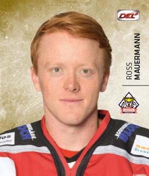 2017-18 Playercards Stickers (DEL) #69 Ross Mauermann Front
