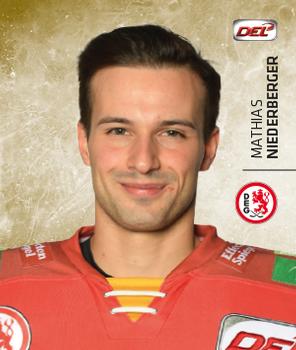 2017-18 Playercards Stickers (DEL) #84 Mathias Niederberger Front