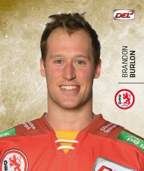 2017-18 Playercards Stickers (DEL) #92 Brandon Burlon Front