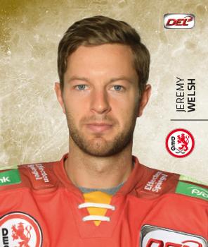 2017-18 Playercards Stickers (DEL) #93 Jeremy Welsh Front