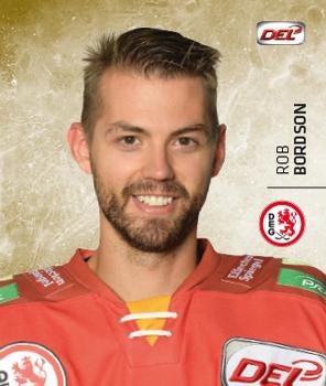 2017-18 Playercards Stickers (DEL) #102 Rob Bordson Front