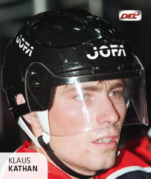 2017-18 Playercards Stickers (DEL) #218 Klaus Kathan Front