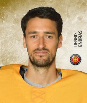 2017-18 Playercards Stickers (DEL) #391 Dennis Endras Front