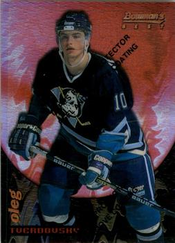 1994-95 Finest - Bowman's Best Refractors Rookies #2 Oleg Tverdovsky Front
