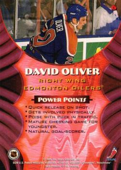 1994-95 Finest - Bowman's Best Refractors Rookies #6 David Oliver Back