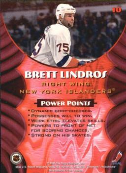 1994-95 Finest - Bowman's Best Refractors Rookies #10 Brett Lindros Back