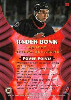 1994-95 Finest - Bowman's Best Refractors Rookies #11 Radek Bonk Back