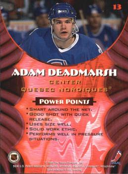 1994-95 Finest - Bowman's Best Refractors Rookies #13 Adam Deadmarsh Back