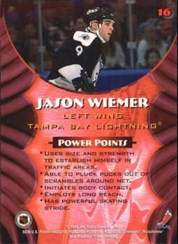 1994-95 Finest - Bowman's Best Refractors Rookies #16 Jason Wiemer Back