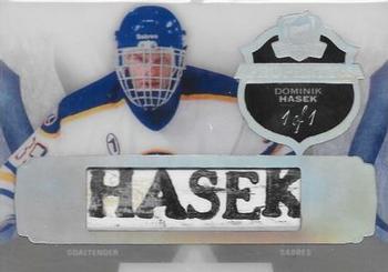 2016-17 Upper Deck The Cup - Property Of... Stick Nameplate #PO-DH Dominik Hasek Front