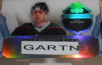 2016-17 Upper Deck The Cup - Property Of... Stick Nameplate #PO-MG Mike Gartner Front